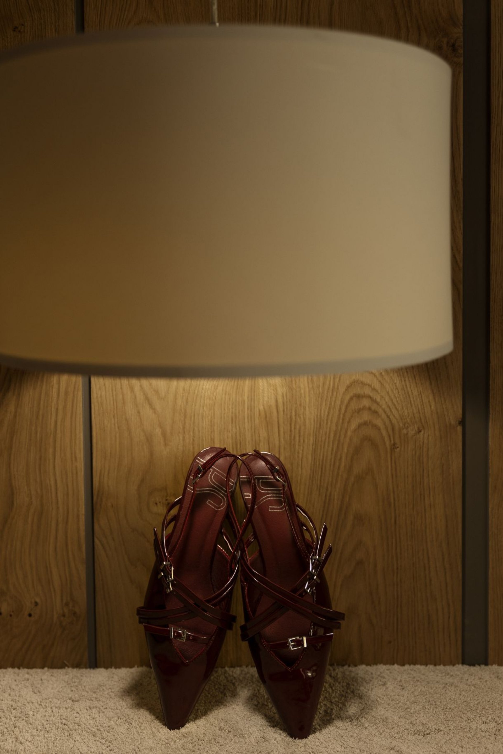 BORDO LAKOVANE SANDALE – PS Fashion, BORDO LAKOVANE SANDALE