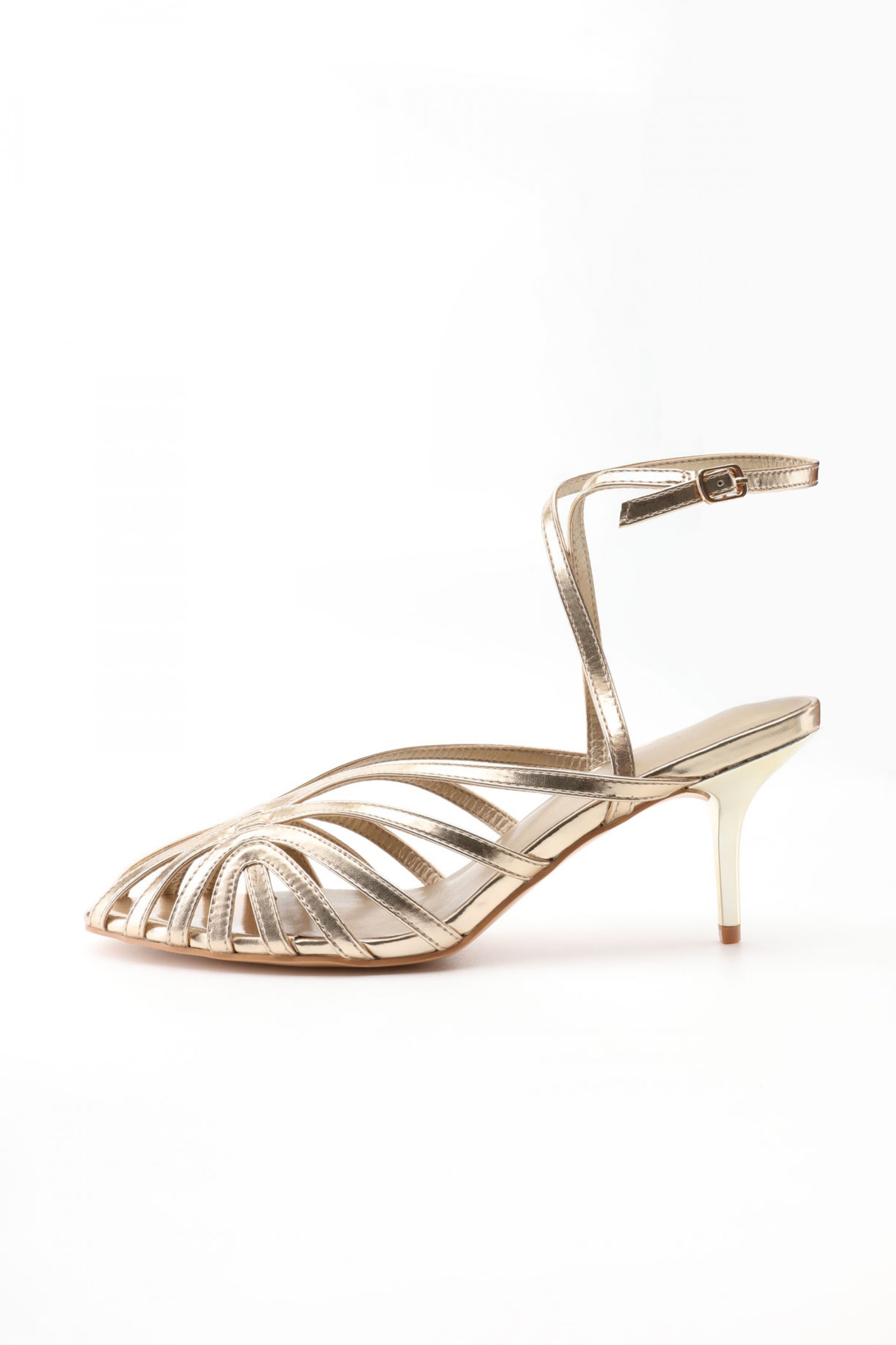 ZLATNE SANDALE SA TANKIM KAIŠEVIMA – PS Fashion, ZLATNE SANDALE SA TANKIM KAIŠEVIMA