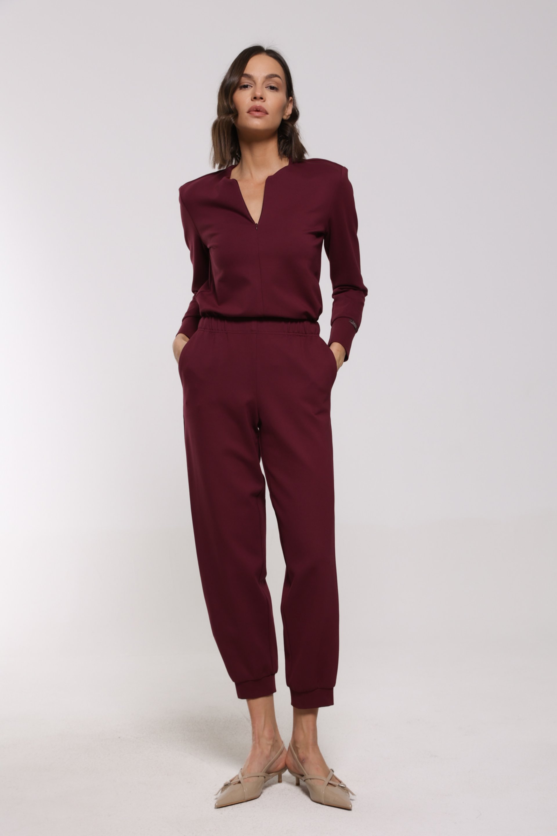 DONJI DEO TRENERKE U BORDO BOJI – PS Fashion, DONJI DEO TRENERKE U BORDO BOJI