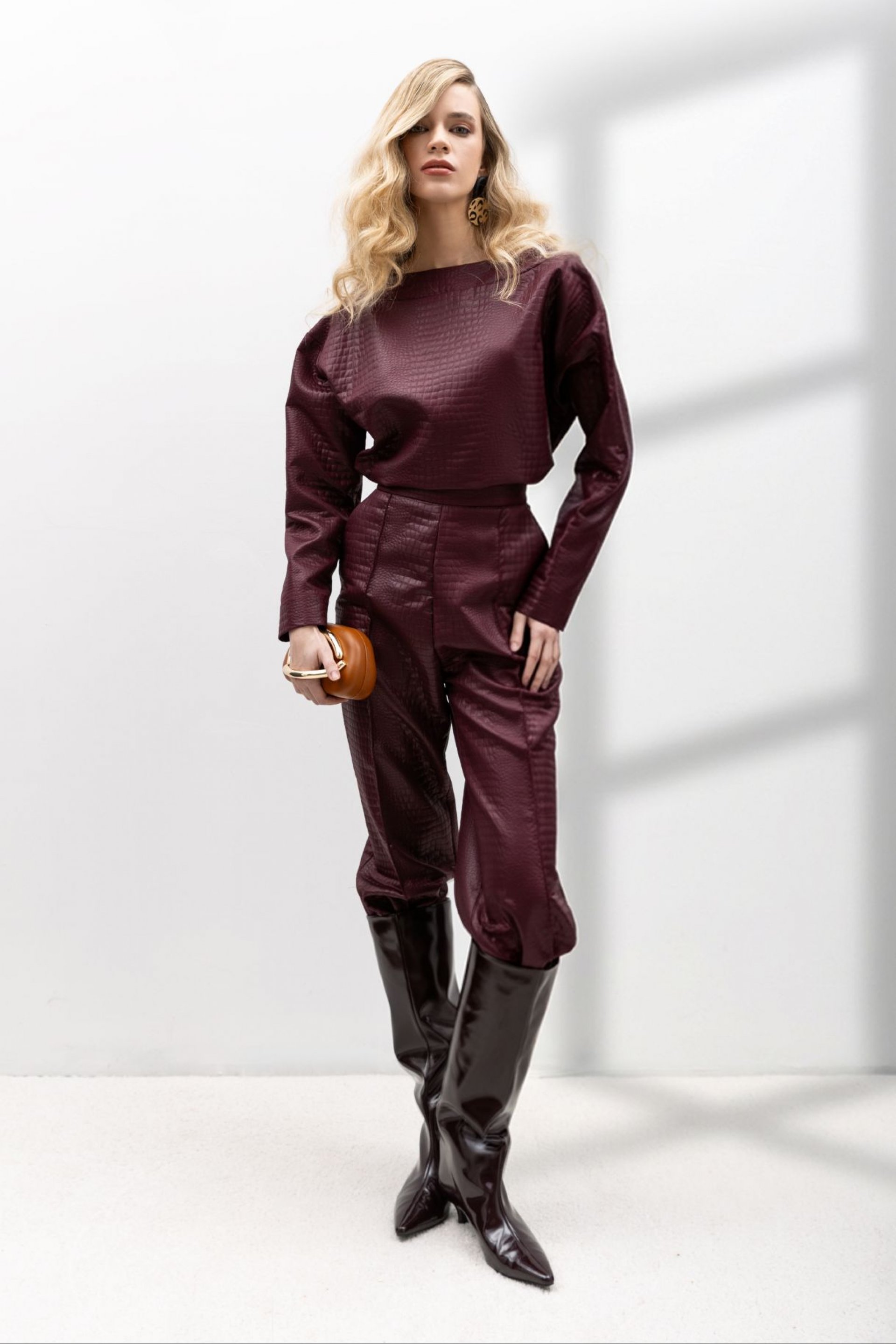 DONJI DEO TRENERKE OD EKO KOŽE – PS Fashion, DONJI DEO TRENERKE OD EKO KOŽE
