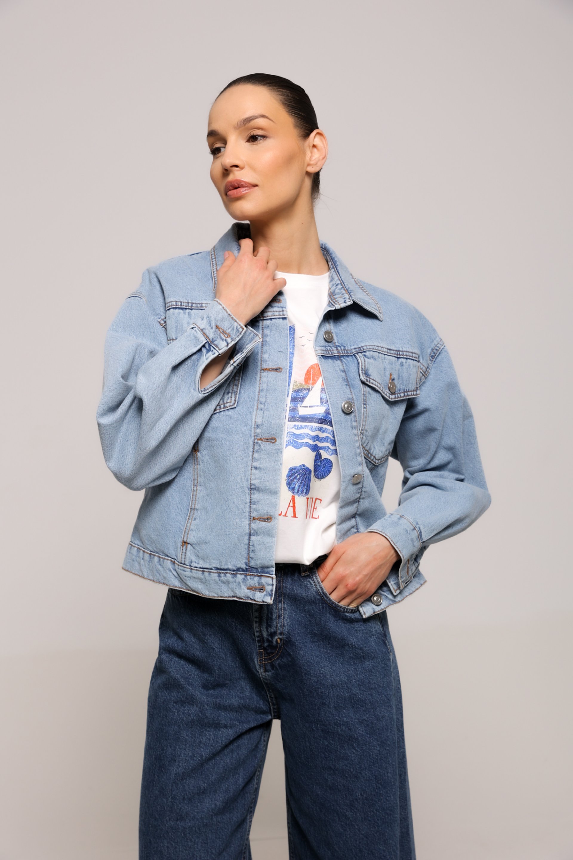 TEKSAS JAKNA – PS Fashion, TEKSAS JAKNA