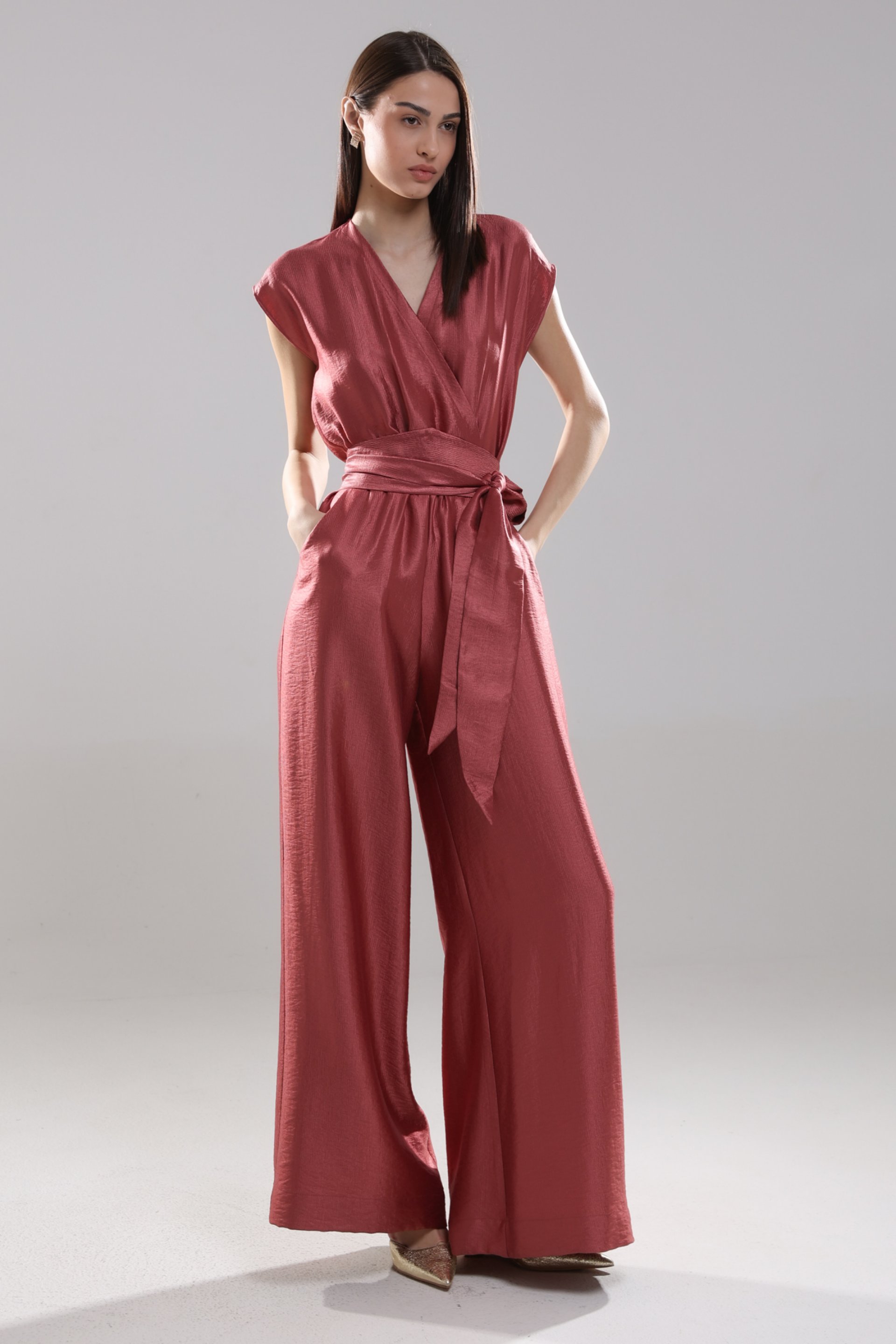 KOMBINEZON ŠIROKIH NOGAVICA – PS Fashion, KOMBINEZON ŠIROKIH NOGAVICA