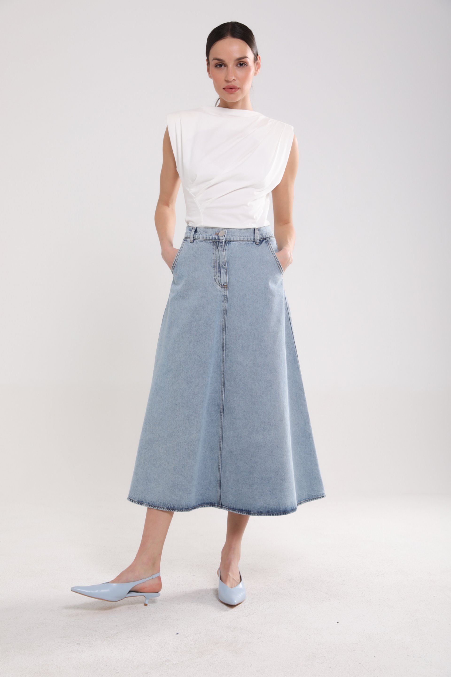 TEKSAS SUKNJA – PS Fashion, TEKSAS SUKNJA