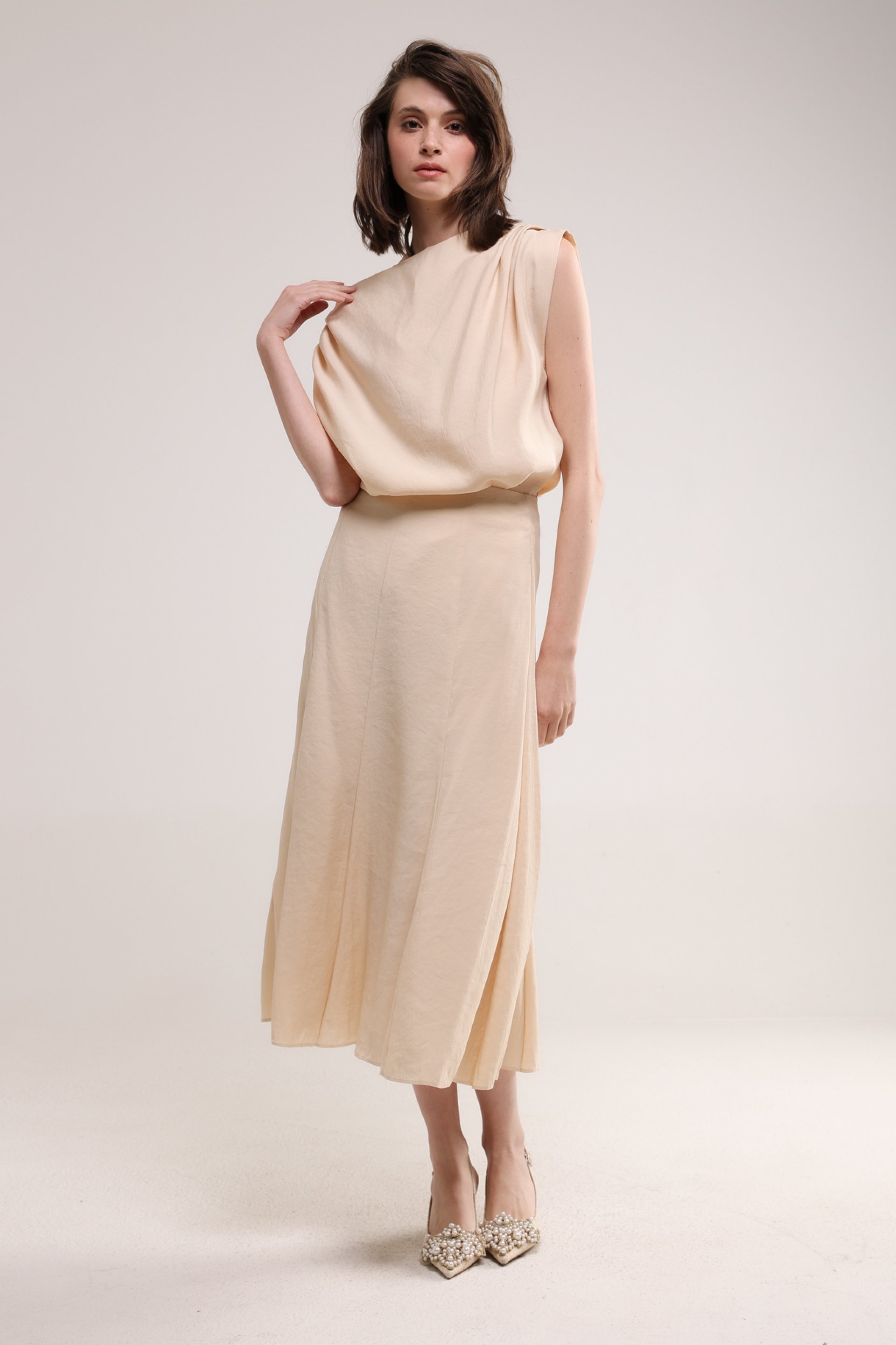 LEPRŠAVA MIDI SUKNJA – PS Fashion, LEPRŠAVA MIDI SUKNJA 