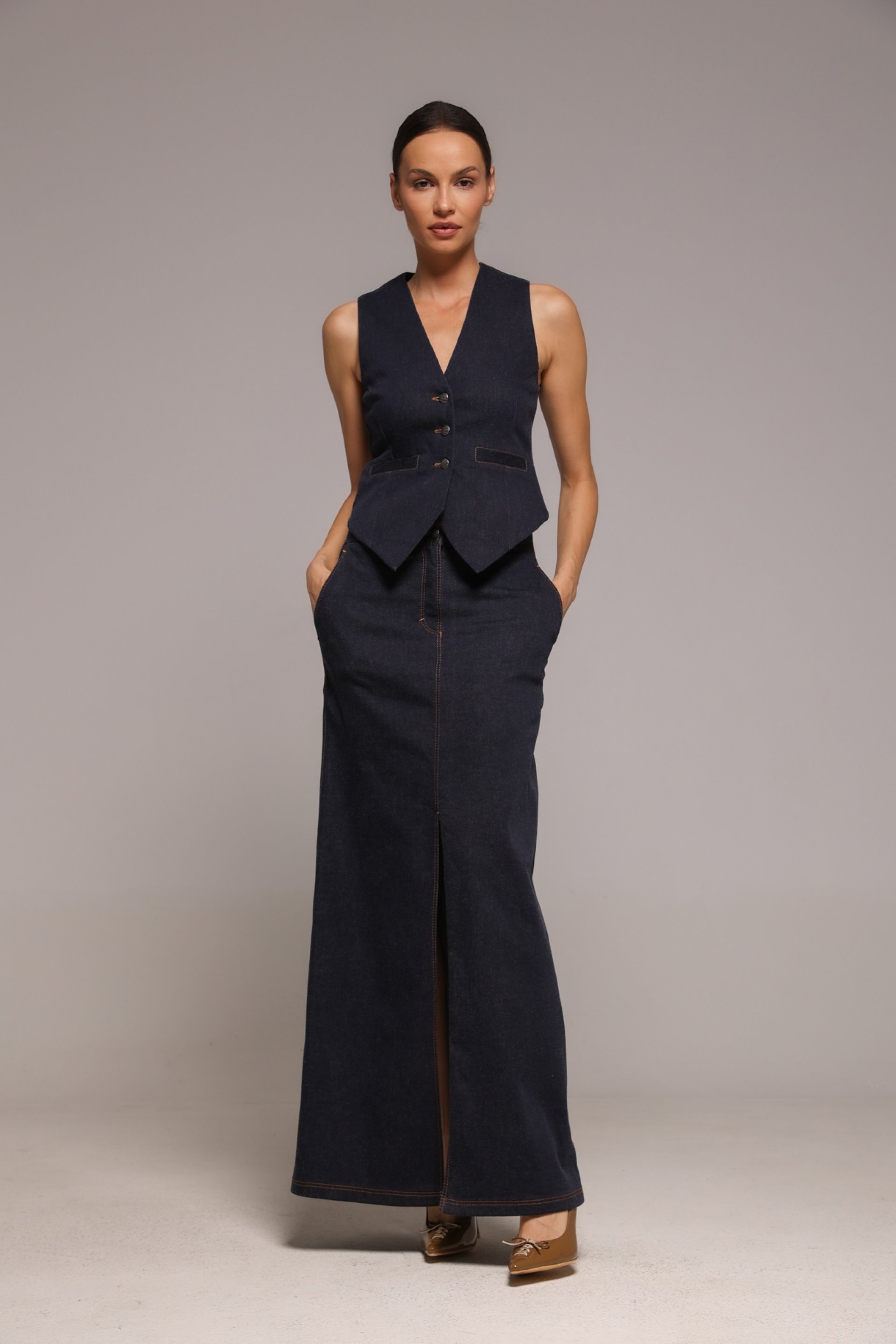 DUGA TEKSAS SUKNJA – PS Fashion, DUGA TEKSAS SUKNJA