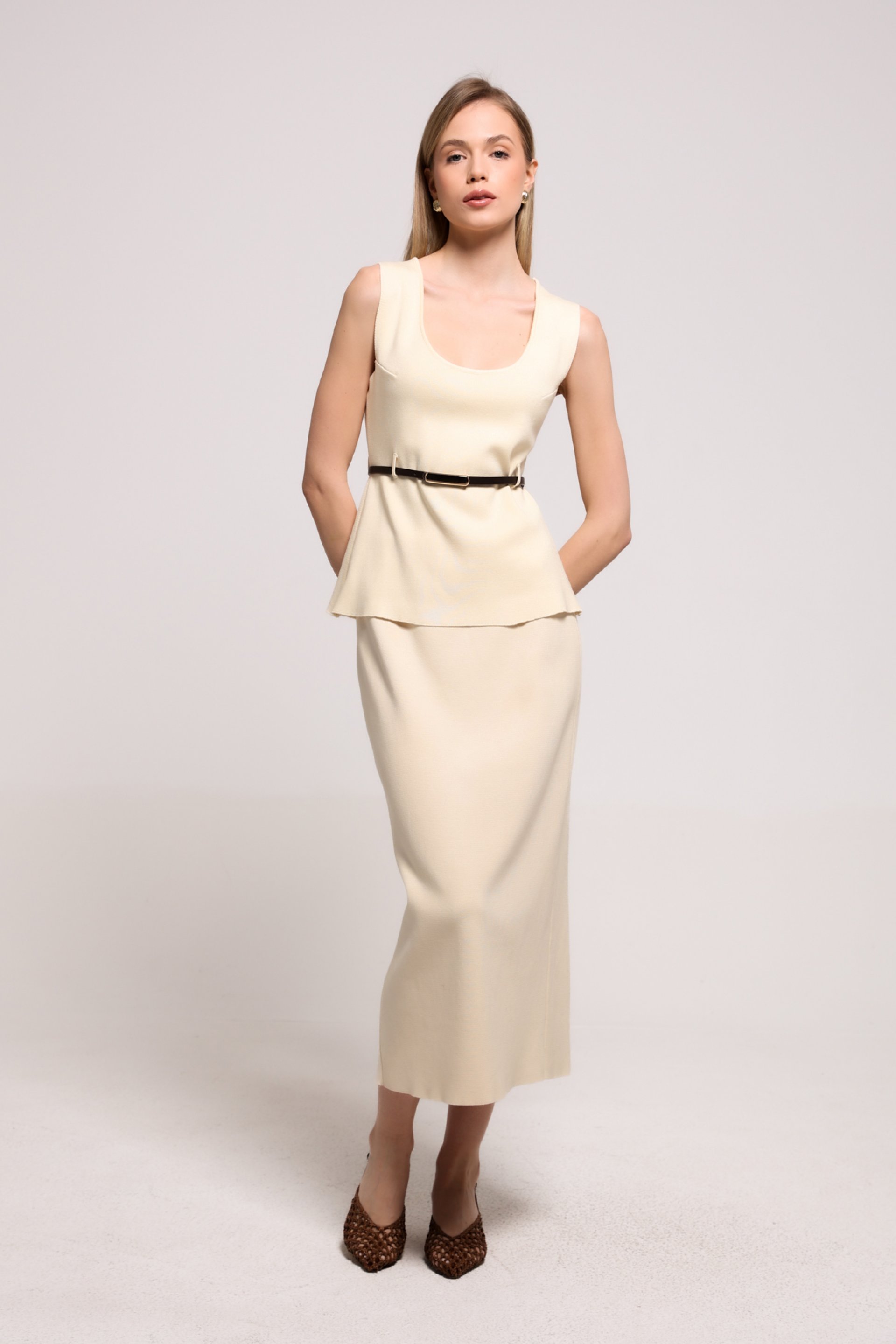 MIDI SUKNJA USKOG KROJA – PS Fashion, MIDI SUKNJA USKOG KROJA