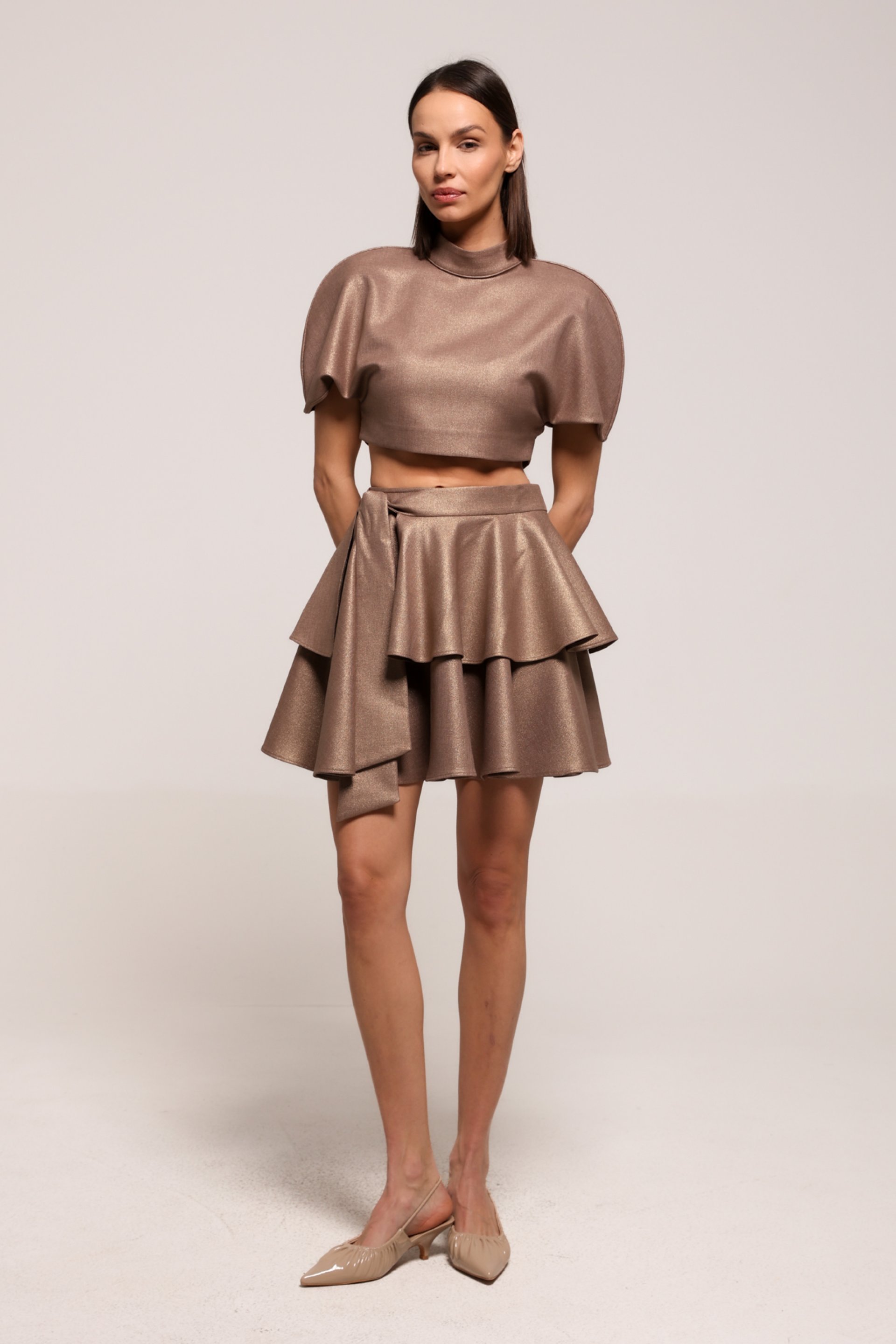 MINI SUKNJA SA KARNERIMA – PS Fashion, MINI SUKNJA SA KARNERIMA