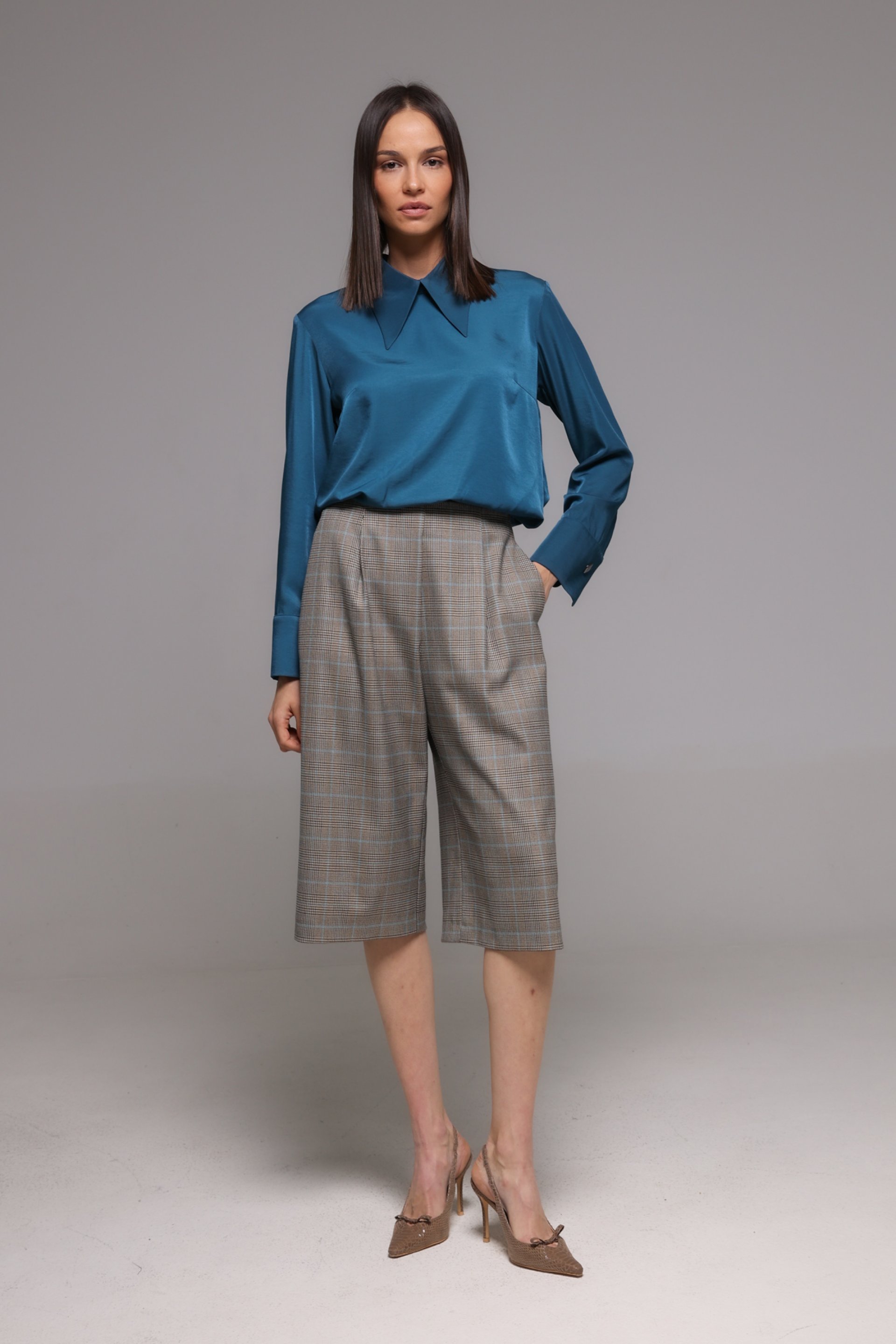 BERMUDE U KARIRANOM DEZENU – PS Fashion, BERMUDE U KARIRANOM DEZENU