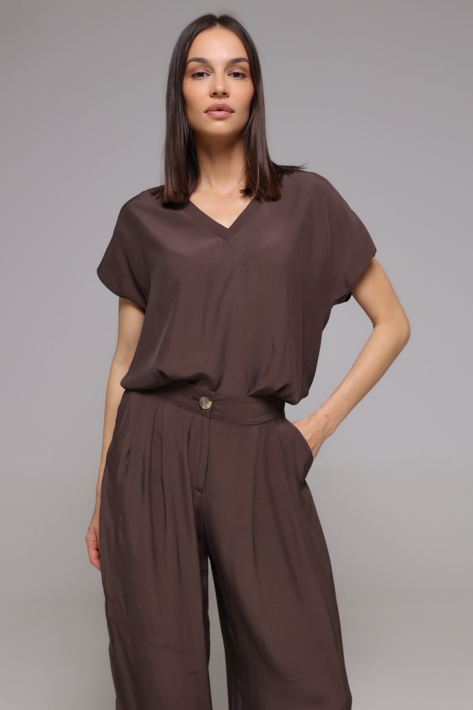 VISKOZNA BLUZA SA V IZREZOM – PS Fashion, VISKOZNA BLUZA SA V IZREZOM