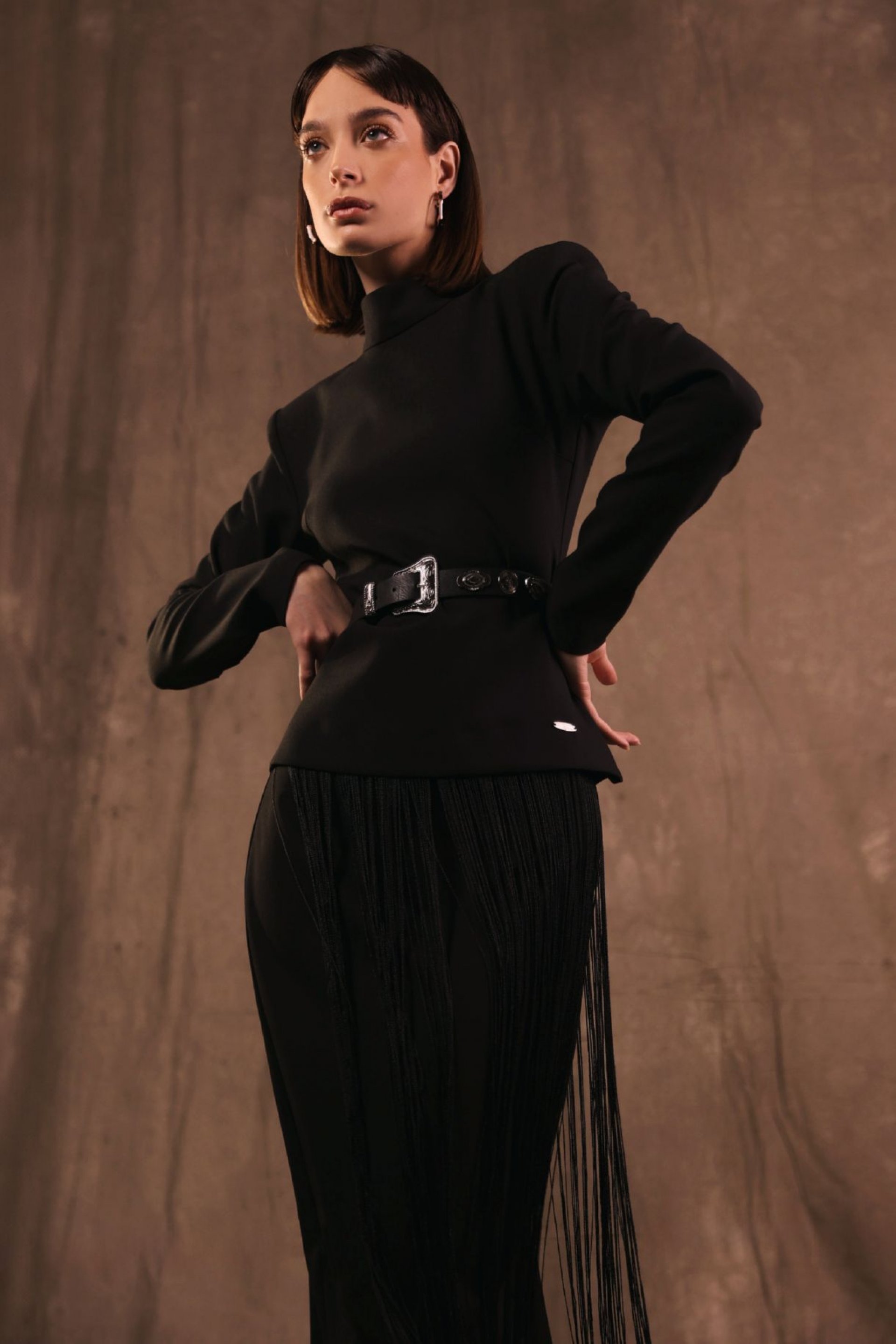 CRNA BLUZA DUGIH RUKAVA – PS Fashion, CRNA BLUZA DUGIH RUKAVA