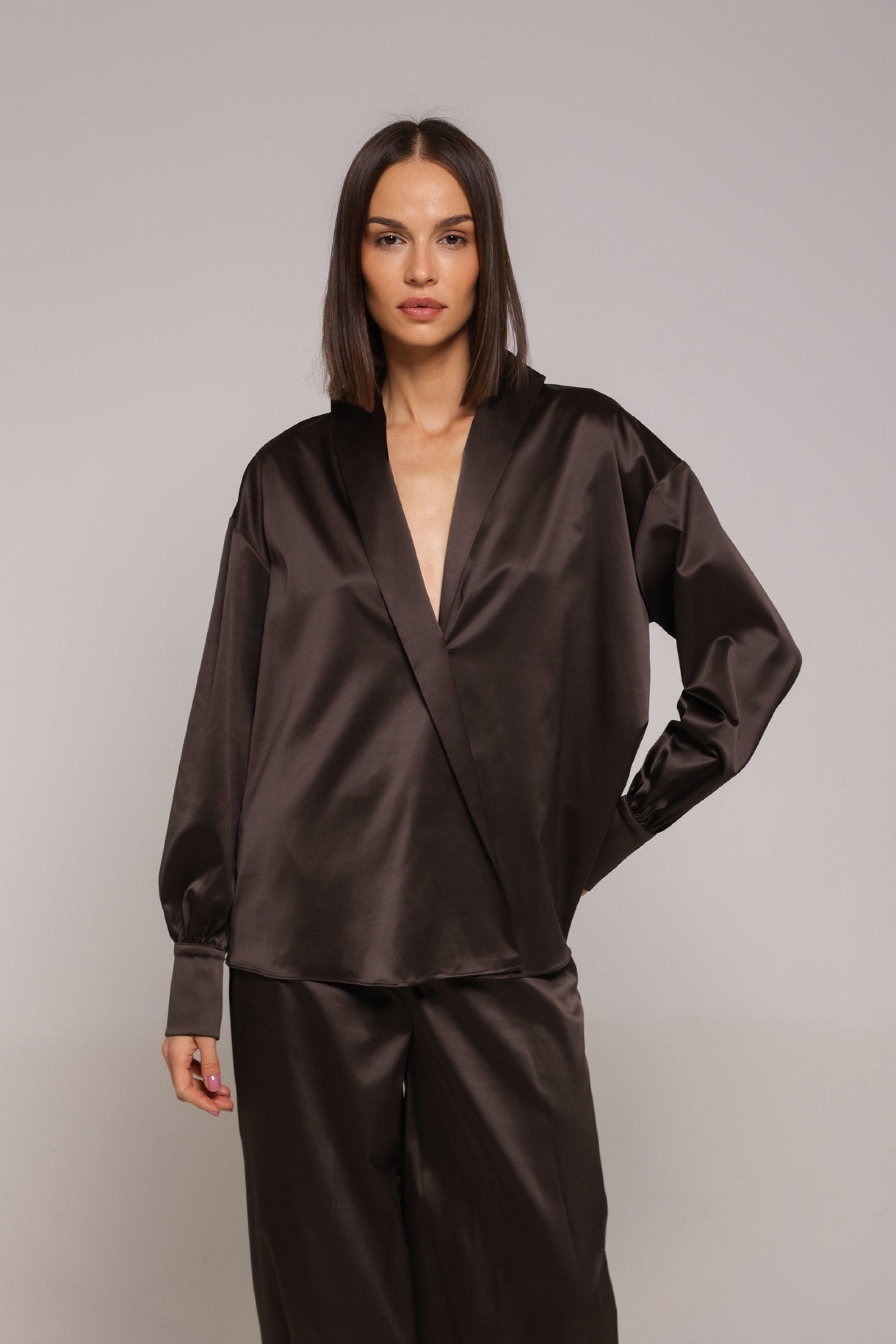 SATENSKA BLUZA – PS Fashion, SATENSKA BLUZA