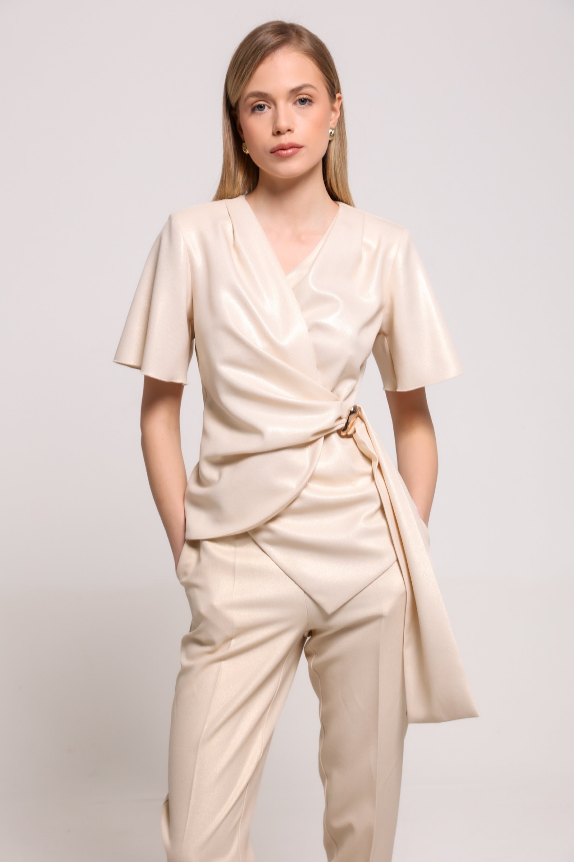 BLUZA SA PREKLOPOM – PS Fashion, BLUZA SA PREKLOPOM