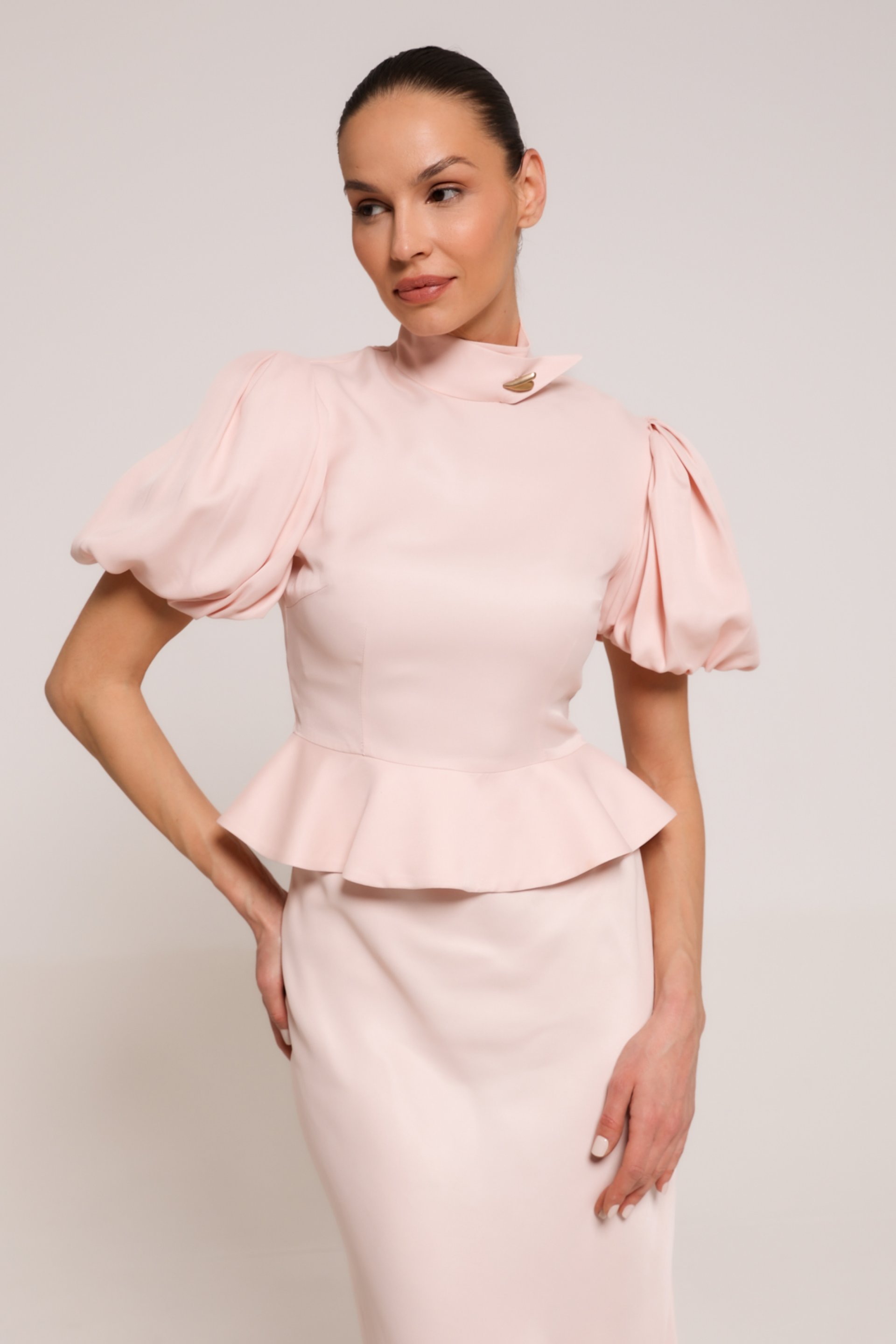 BLUZA SA PUF RUKAVIMA – PS Fashion, BLUZA SA PUF RUKAVIMA