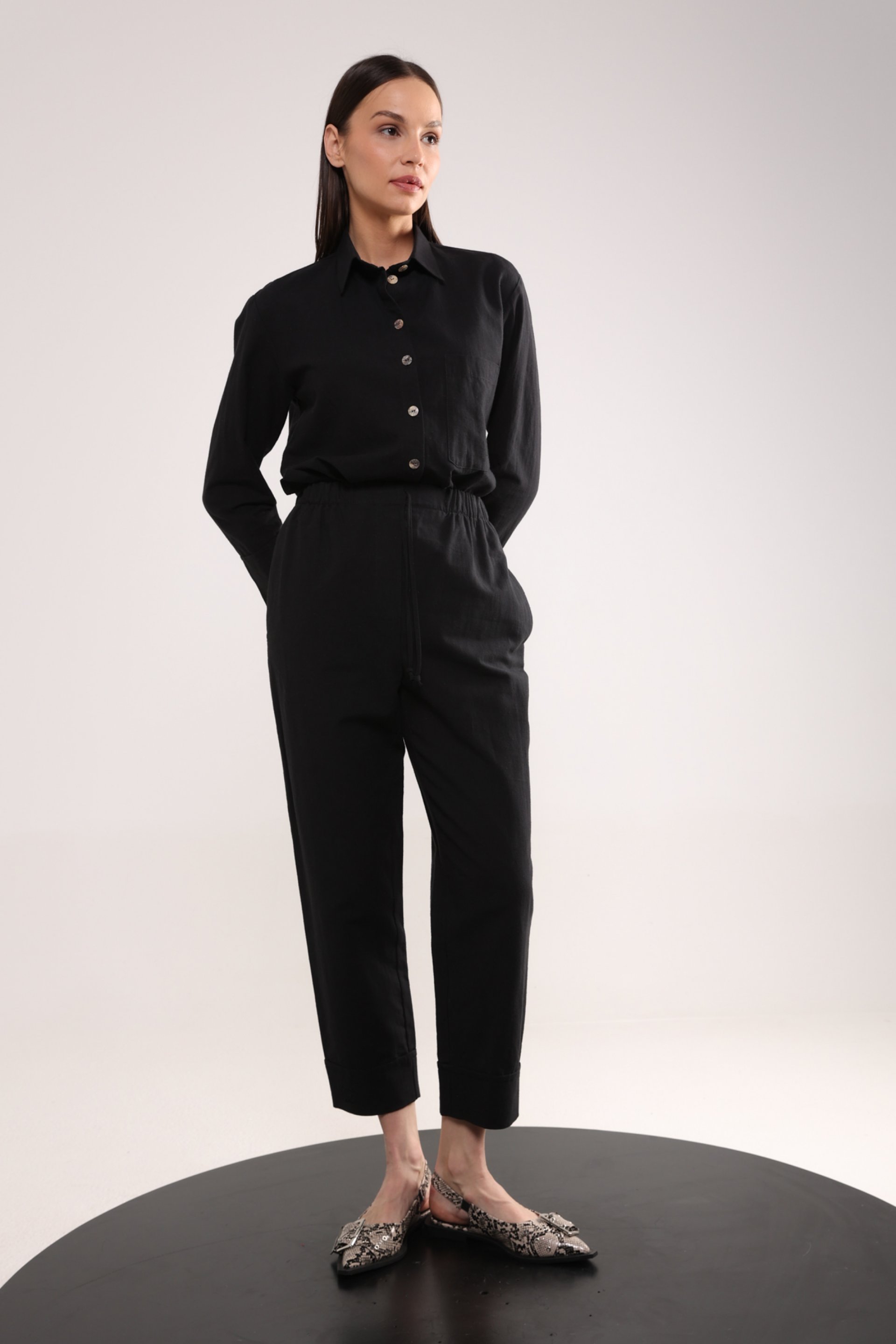 PANTALONE OD PAMUKA I LANA – PS Fashion, PANTALONE OD PAMUKA I LANA 