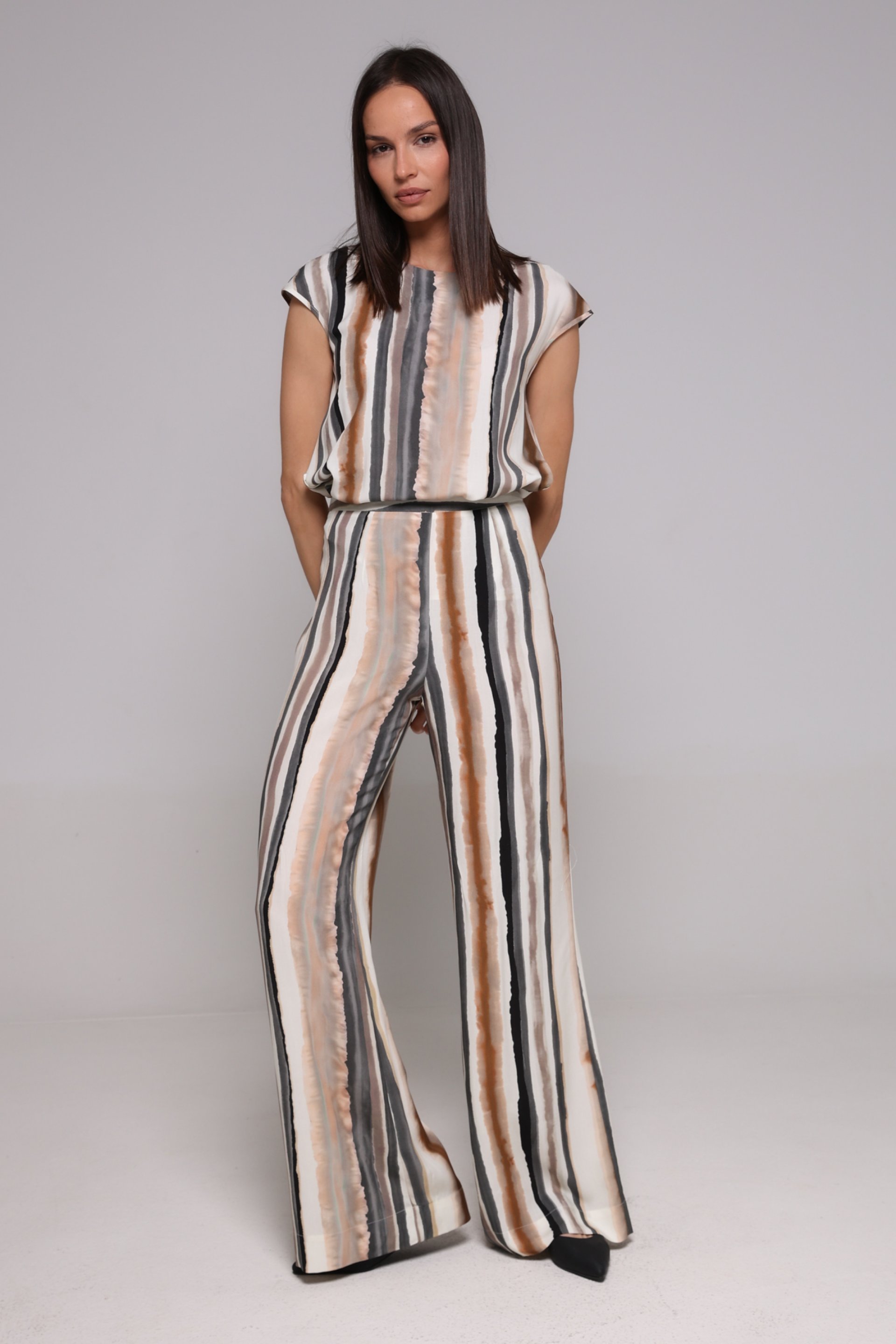 ŠIROKE VISKOZNE PANTALONE – PS Fashion, ŠIROKE VISKOZNE PANTALONE