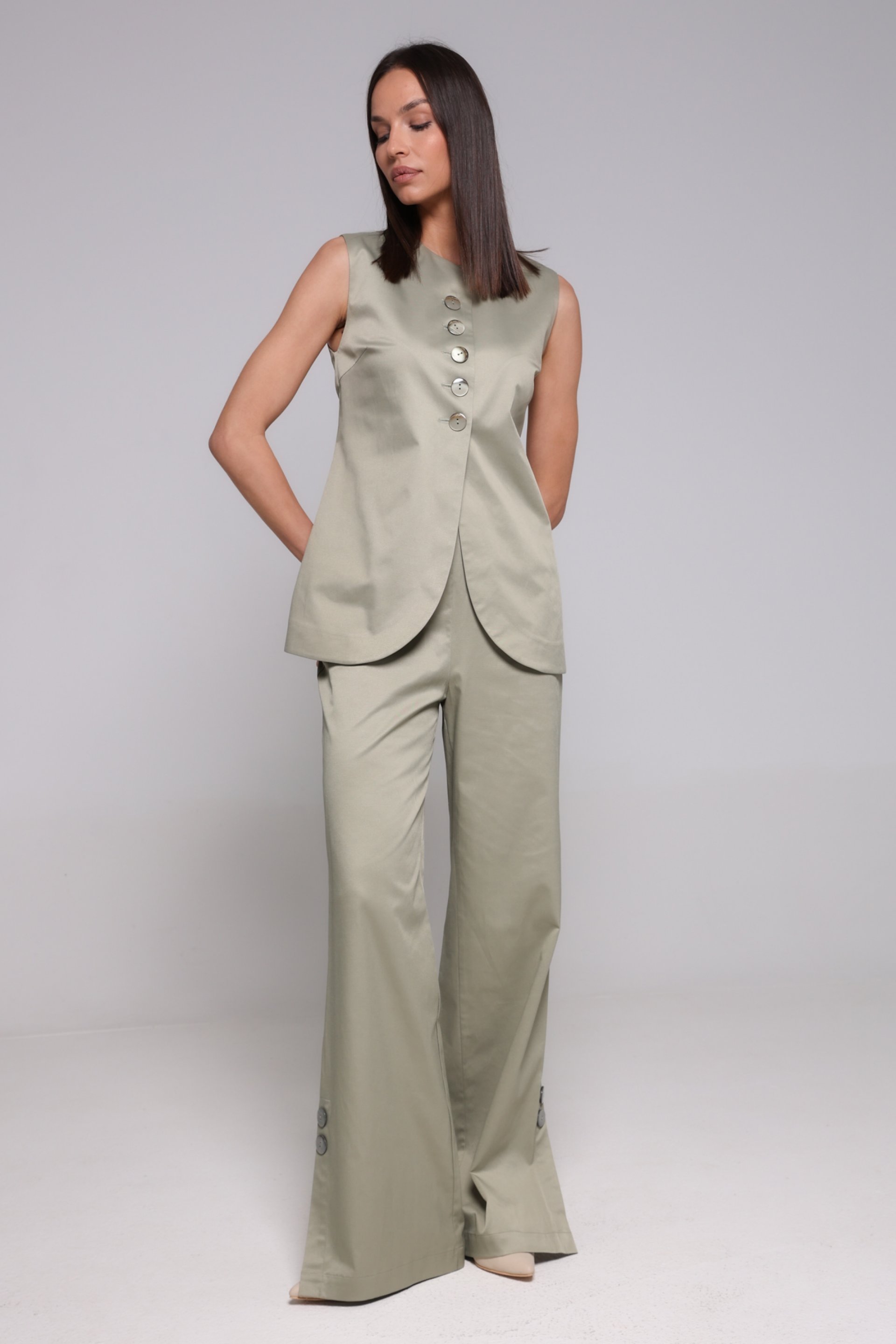 ŠIROKE PANTALONE SA DETALJIMA – PS Fashion, ŠIROKE PANTALONE SA DETALJIMA