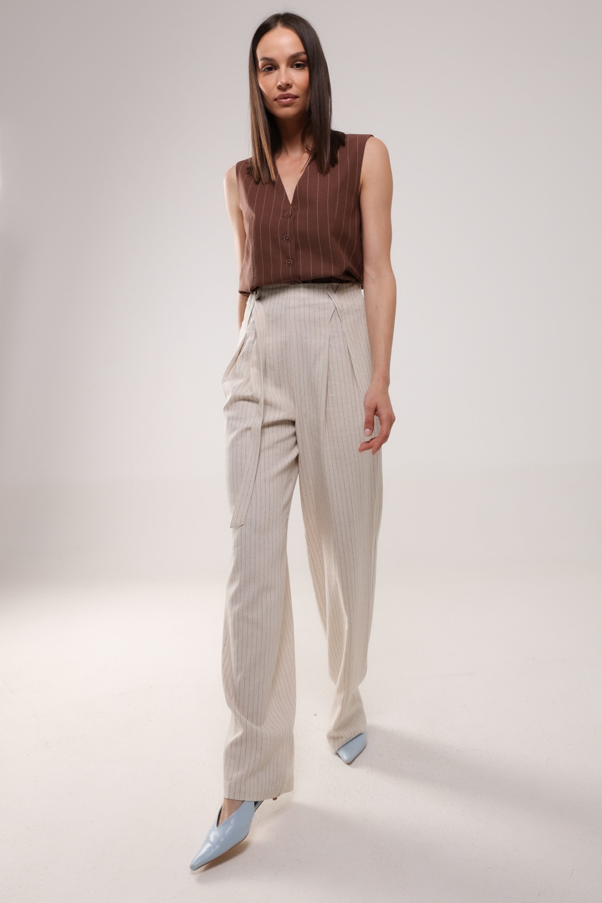 PRUGASTE PANTALONE OD VISKOZE I LANA – PS Fashion, PRUGASTE PANTALONE OD VISKOZE I LANA