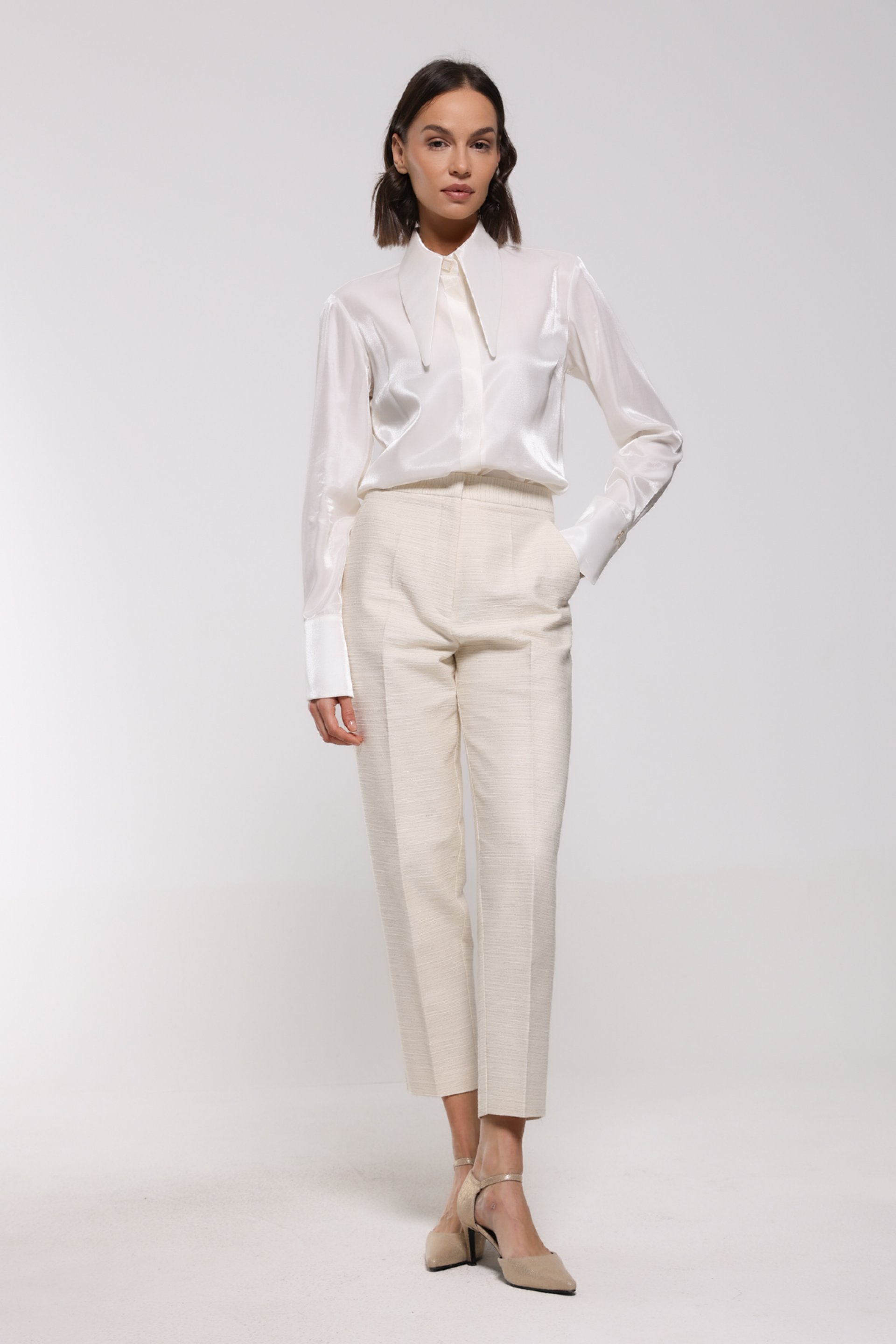 ELEGANTNE BEŽ PANTALONE – PS Fashion, ELEGANTNE BEŽ PANTALONE