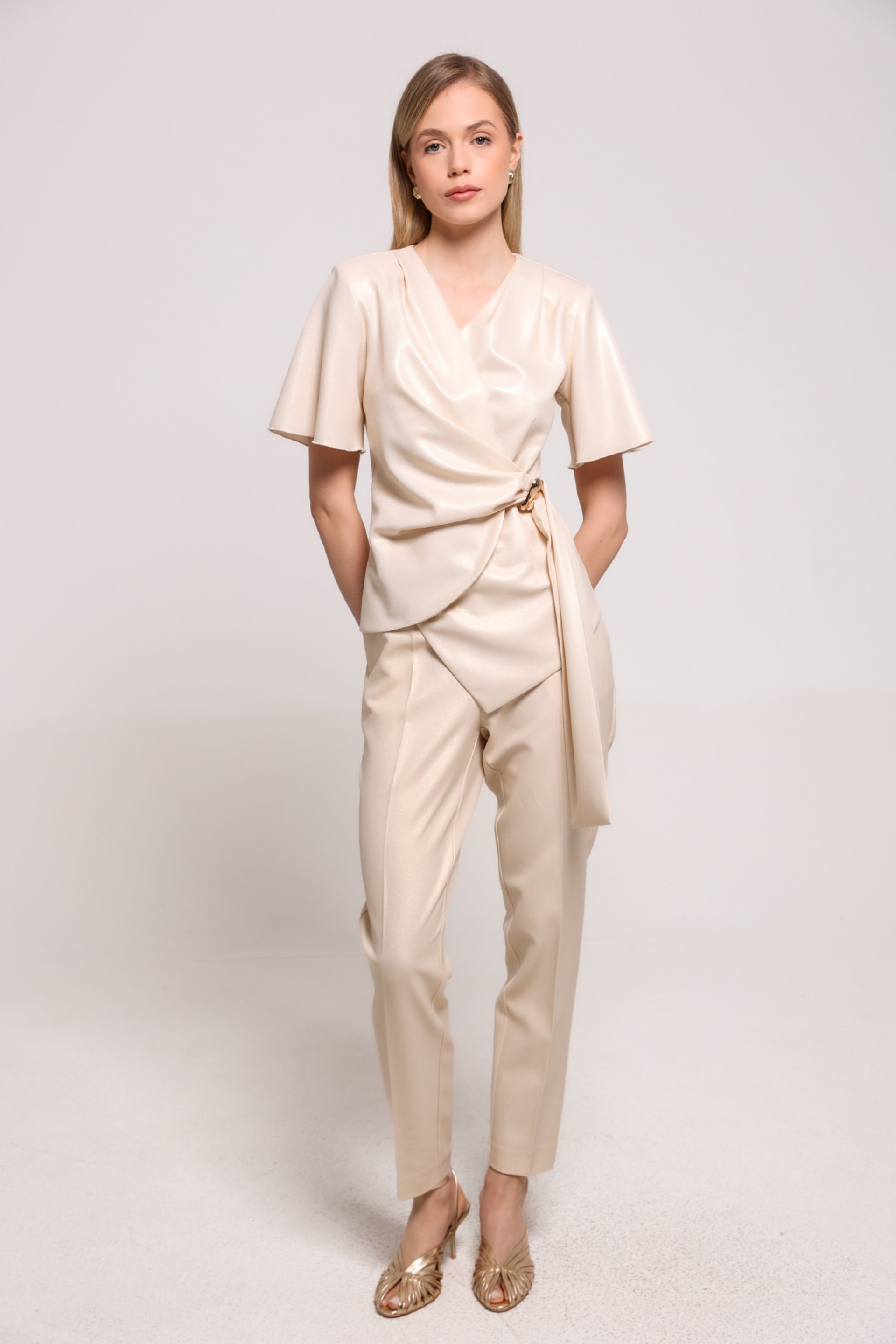 ELEGANTNE BEŽ PANTALONE – PS Fashion, ELEGANTNE BEŽ PANTALONE