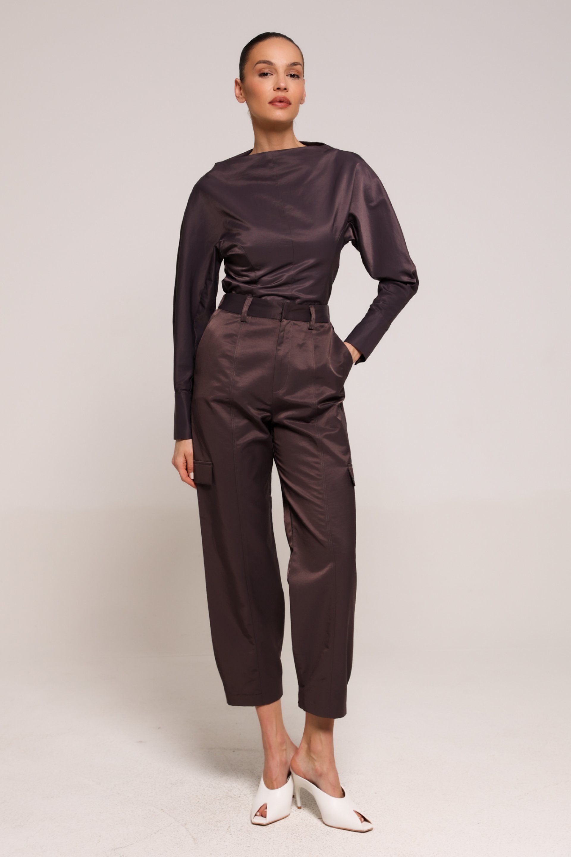 PANTALONE VISOKOG STRUKA SA DŽEPOVIMA – PS Fashion, PANTALONE VISOKOG STRUKA SA DŽEPOVIMA