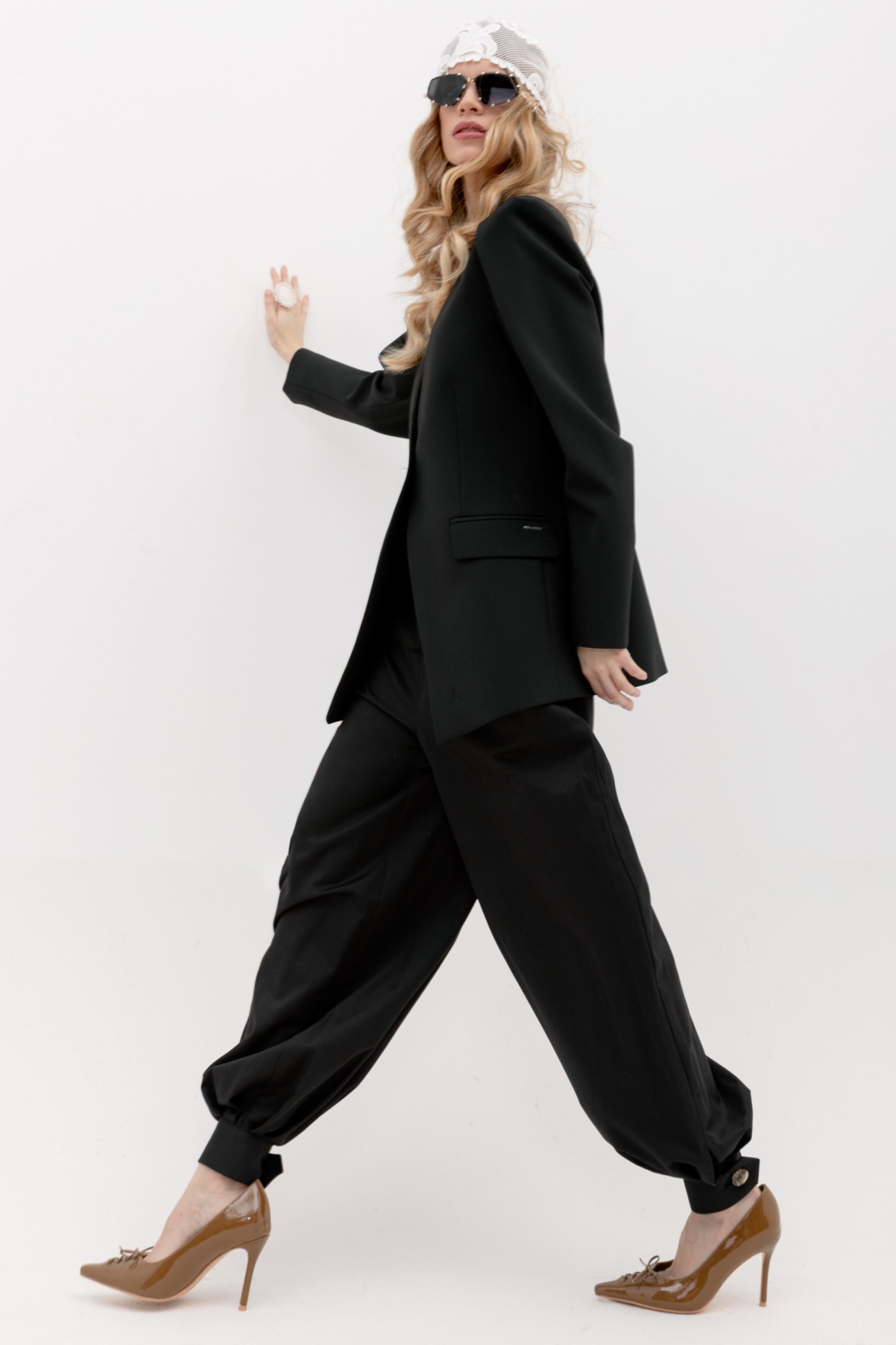 CRNE PANTALONE BALON KROJA – PS Fashion, CRNE PANTALONE BALON KROJA