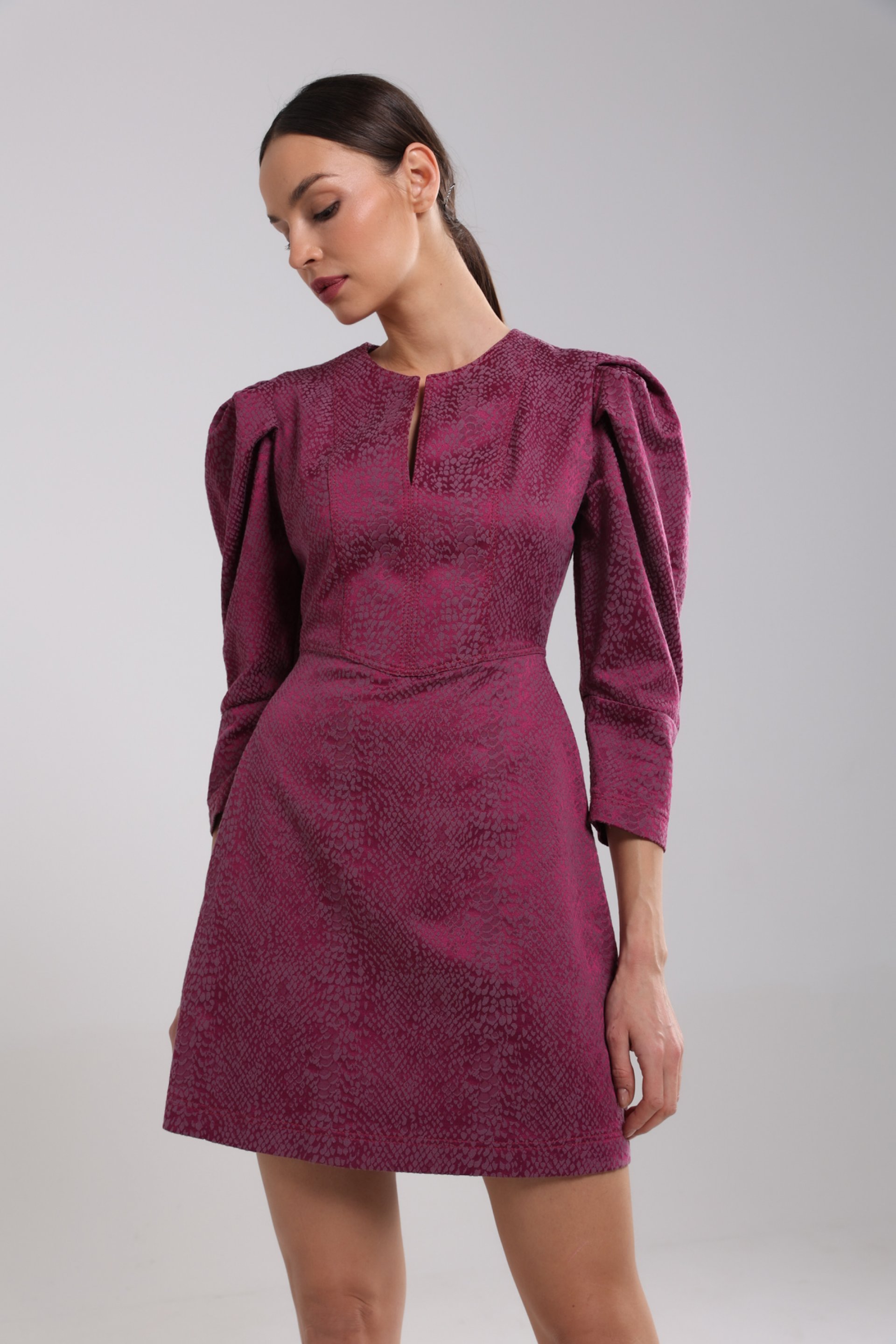 KRATKA HALJINA U ZMIJSKOM PRINTU – PS Fashion, KRATKA HALJINA U ZMIJSKOM PRINTU