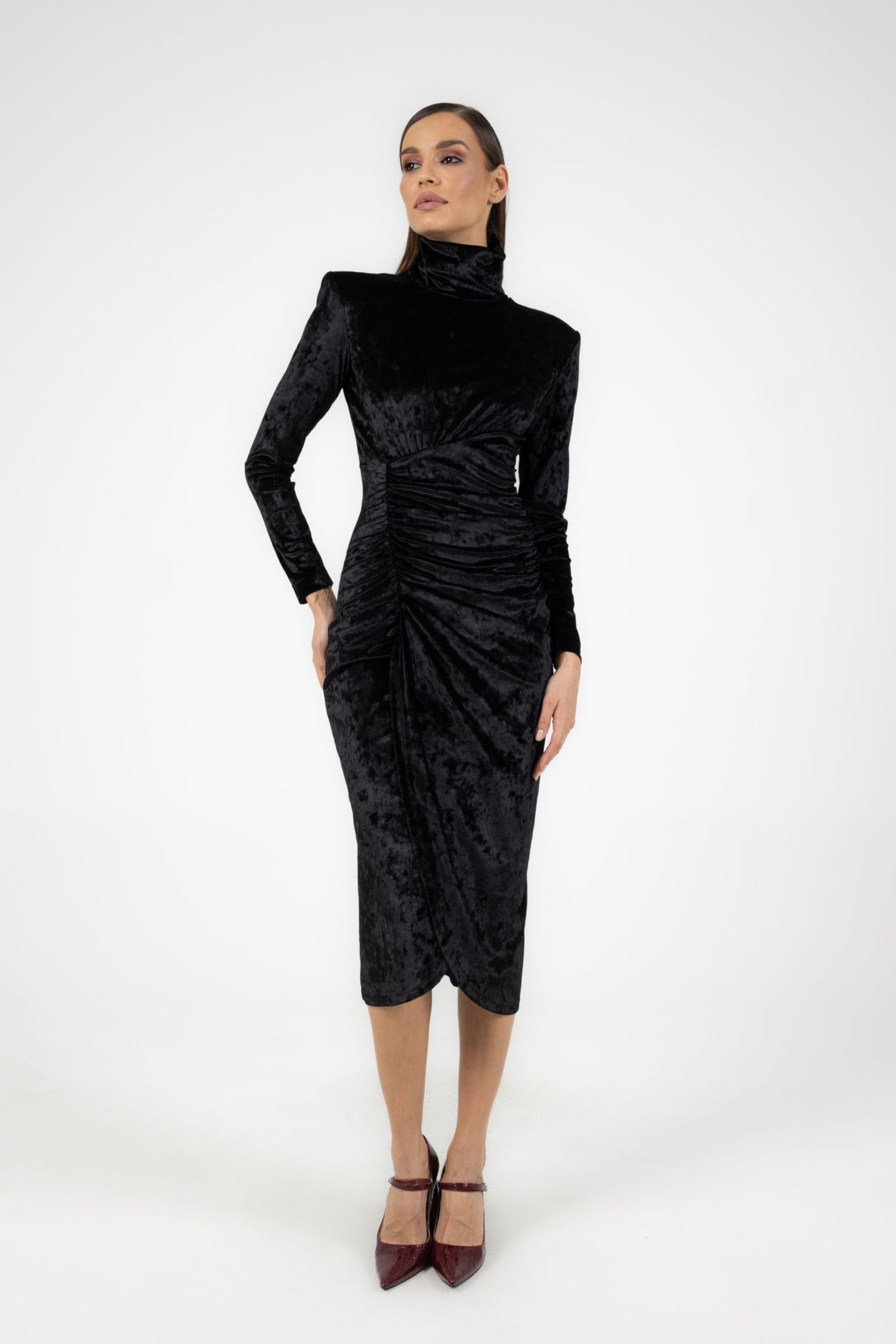 DRAPIRANA CRNA HALJINA – PS Fashion, DRAPIRANA CRNA HALJINA