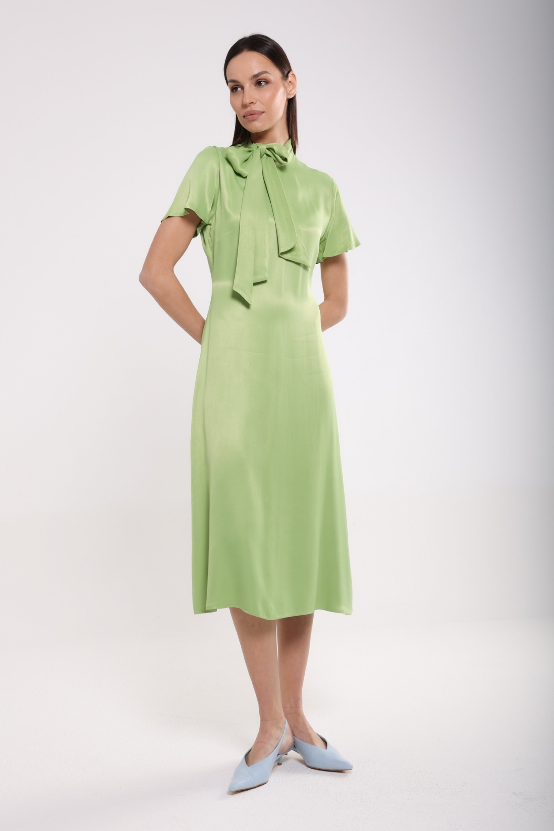 MIDI HALJINA OD VISKOZE – PS Fashion, MIDI HALJINA OD VISKOZE