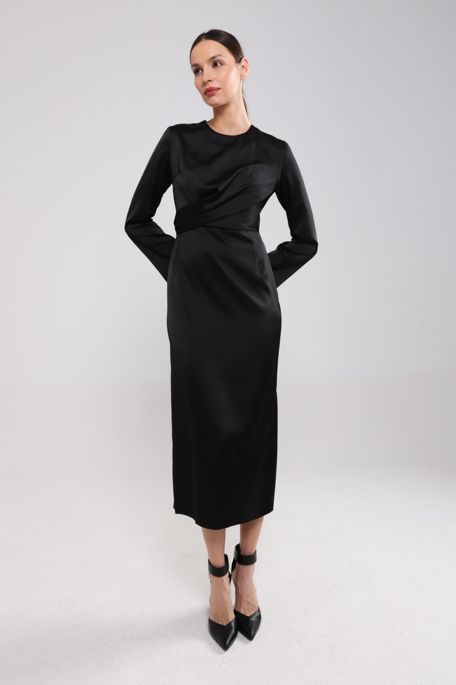 MIDI SATENSKA HALJINA – PS Fashion, MIDI SATENSKA HALJINA