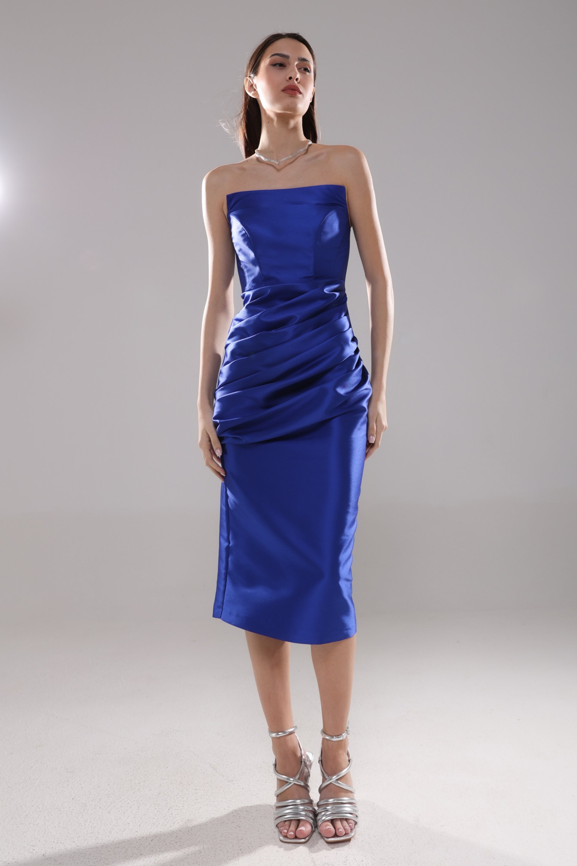 MIDI HALJINA BEZ RUKAVA – PS Fashion, MIDI HALJINA BEZ RUKAVA