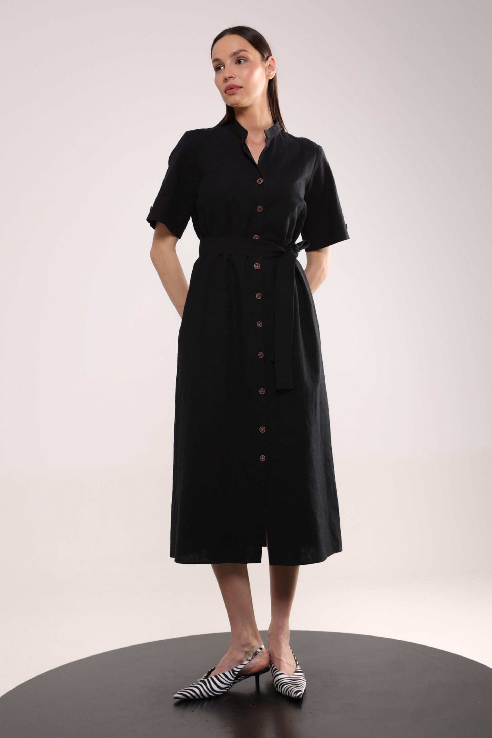 MIDI HALJINA OD LANA I PAMUKA – PS Fashion, MIDI HALJINA OD LANA I PAMUKA