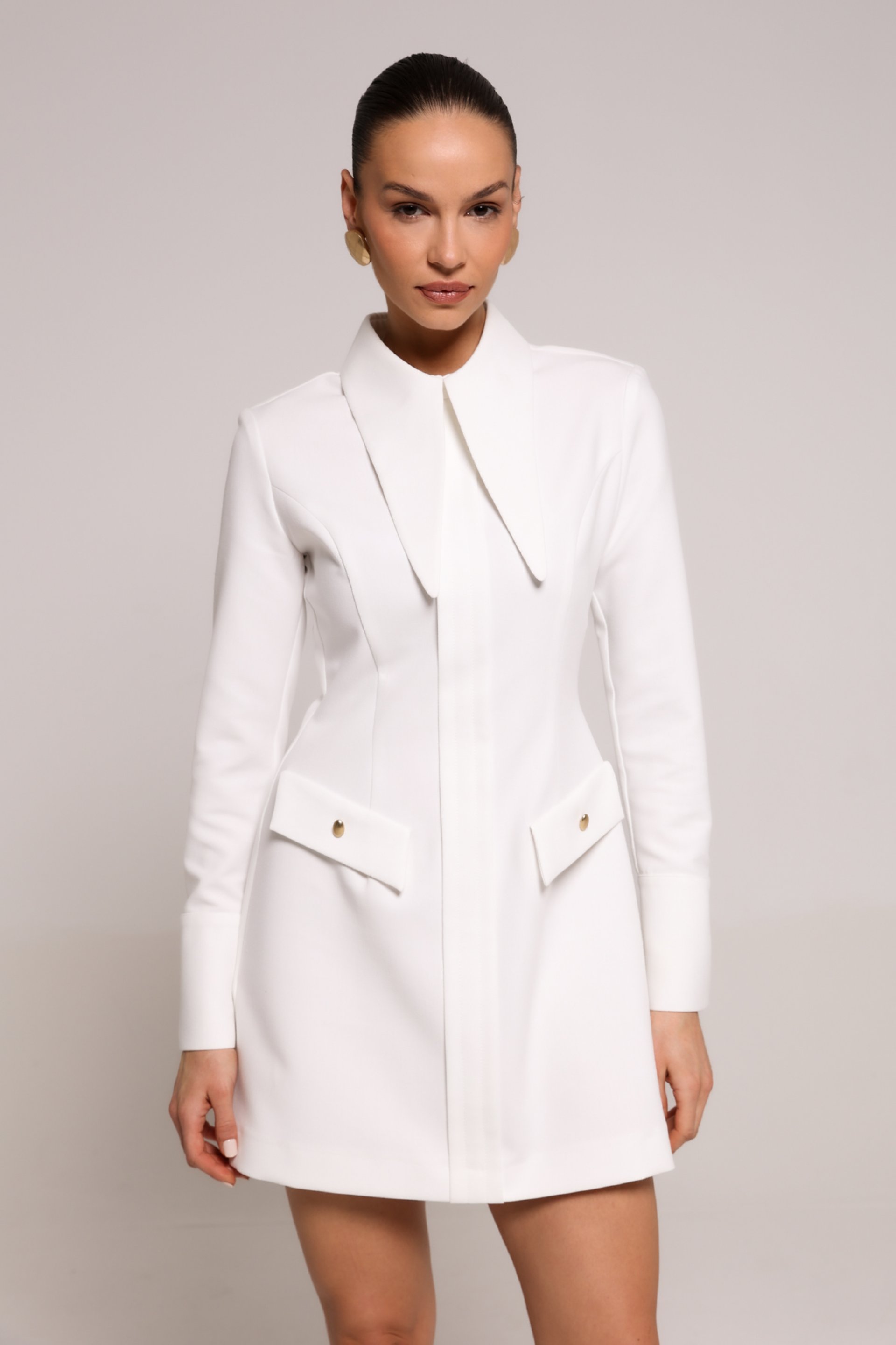 MINI HALJINA SA ZLATNIM DETALJIMA – PS Fashion, MINI HALJINA SA ZLATNIM DETALJIMA