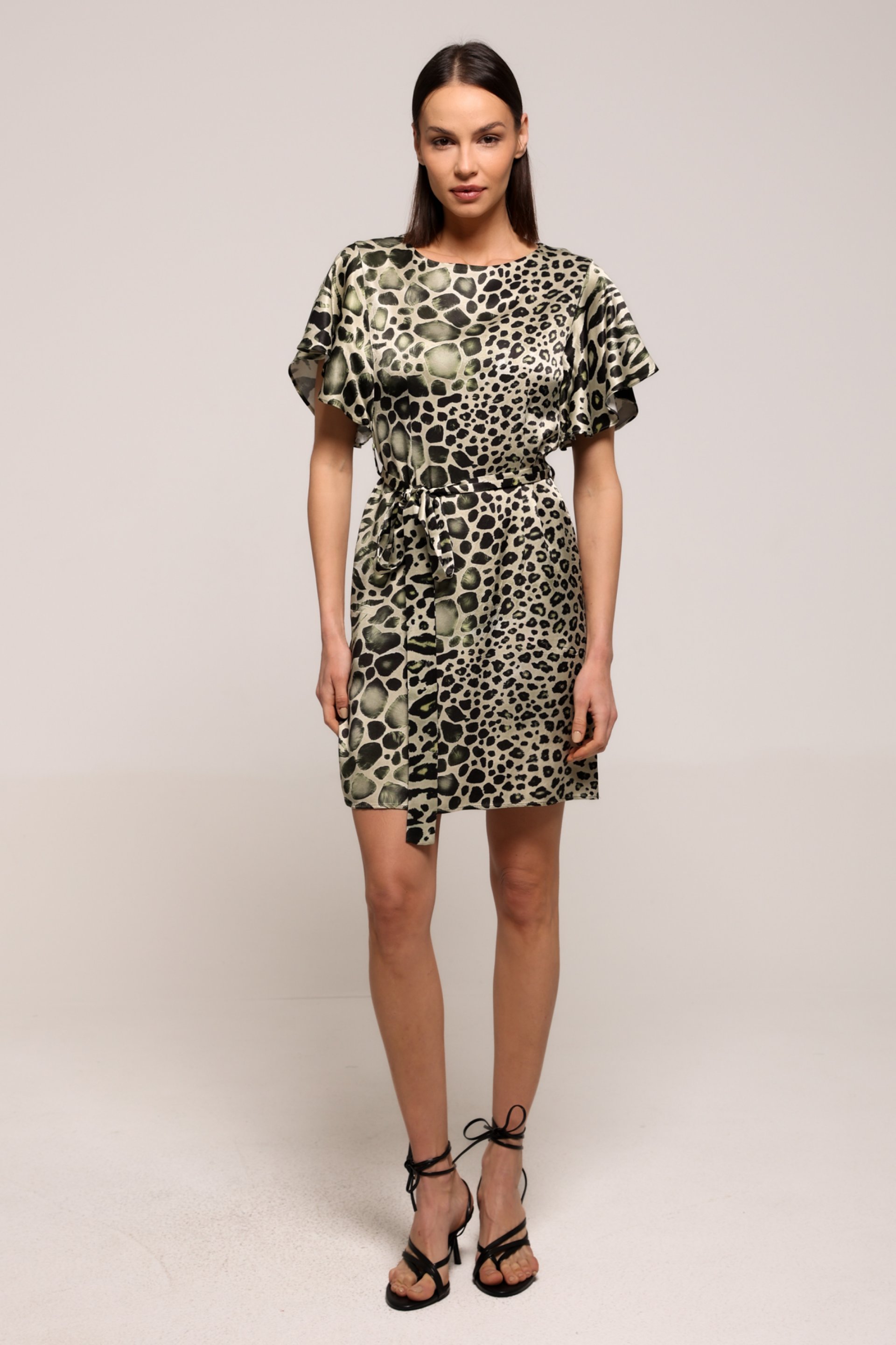 HALJINA U ANIMAL PRINTU SA VEZIVANJEM – PS Fashion, HALJINA U ANIMAL PRINTU SA VEZIVANJEM