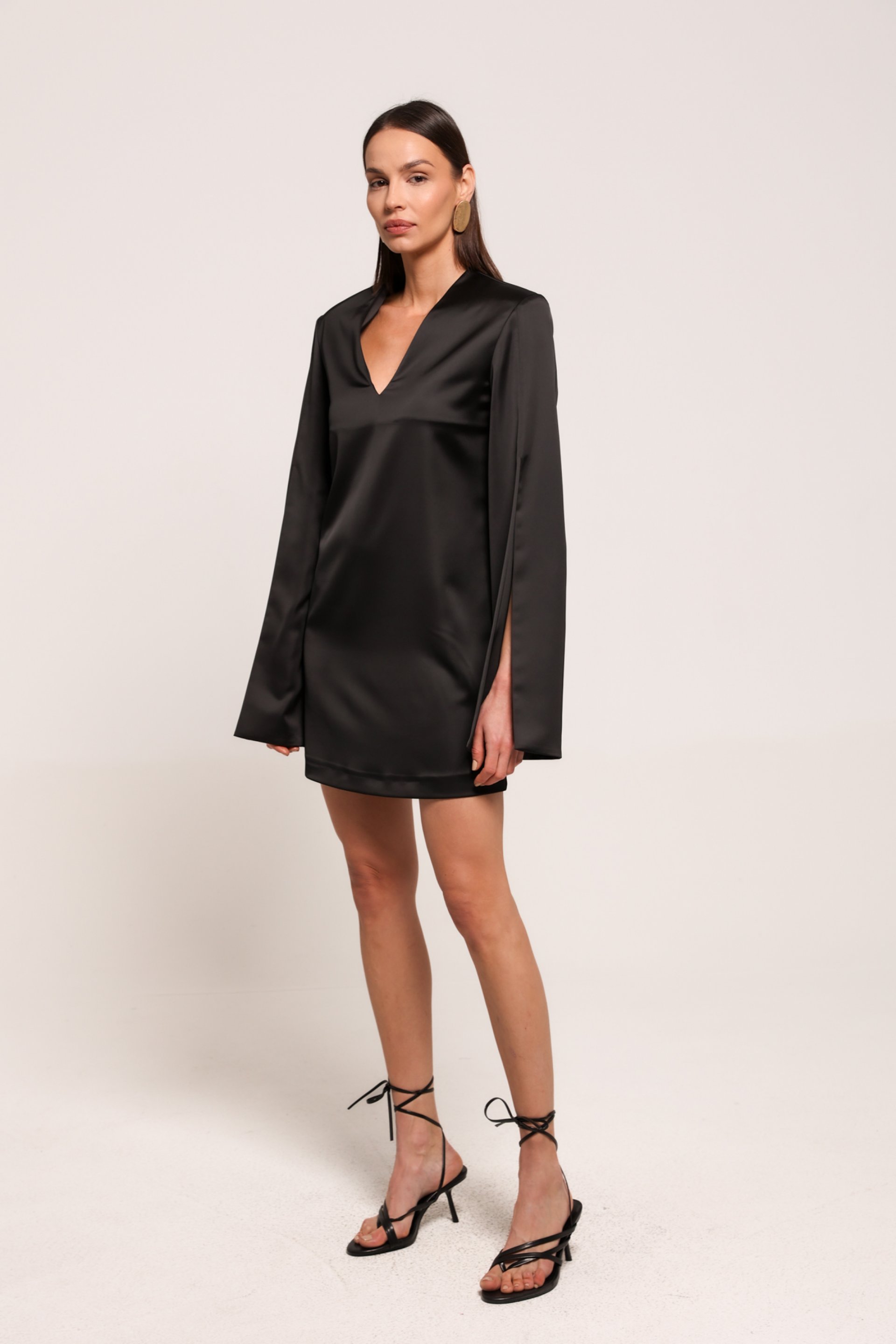 MINI HALJINA SA PROREZIMA NA RUKAVIMA – PS Fashion, MINI HALJINA SA PROREZIMA NA RUKAVIMA